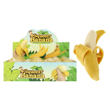 Figurine antistres - banana, 14cm, 3+ ani, MegaCreative, 532548