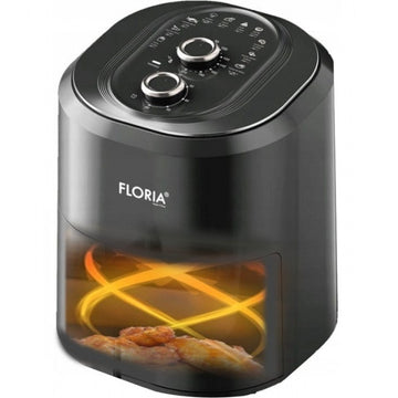 Floria Friteuza cu aer cald ZLN8009, 1360 W, 6 L, temperatura reglabila, negru