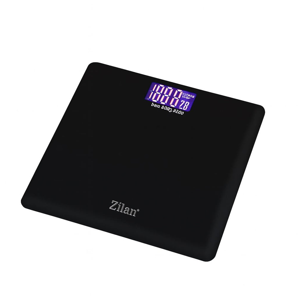 Floria ZLN1971 – Cantar corporal sticla securizata 3-180kg, display LCD, negru