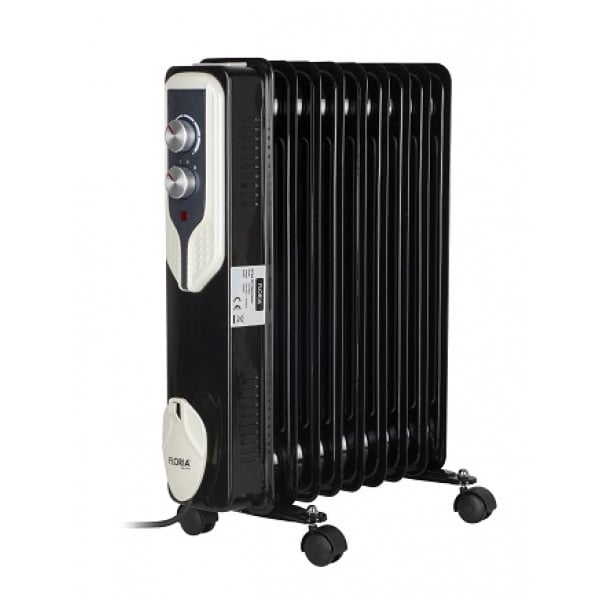 Floria ZLN3659 – Calorifer electric 2000W cu 9 elementi si termostat reglabil