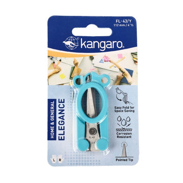 Foarfeca Kangaro Elegance FL-43/Y, 11.2cm, lama inox, blister