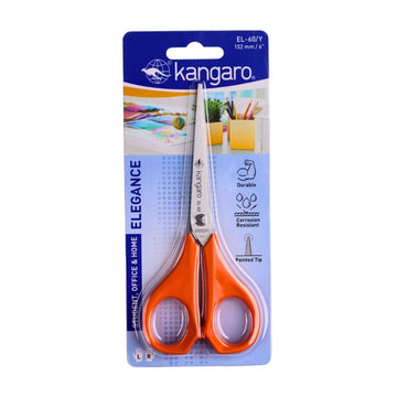 Foarfeca Kangaro Elegance EL-60/Y, 15.2cm, lama inox, blister