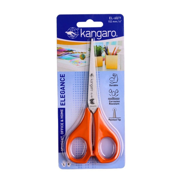 Foarfeca Kangaro Elegance EL-60/Y, 15.2cm, lama inox, blister