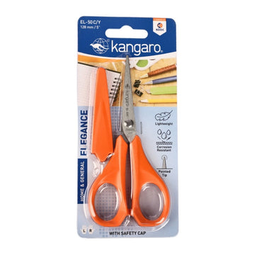 Foarfeca Kangaro Elegance EL-50C/Y, 12.8cm, lama inox, blister