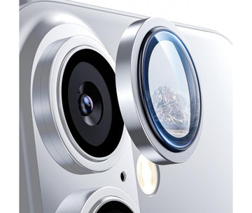 Folie Camera pentru iPhone 16 Plus, Lens - Argintiu