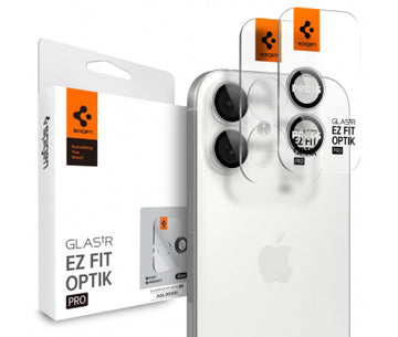 Folie Camere pentru iPhone 16, 16 Plus, AutoAlign, Lens KIT, Sliver