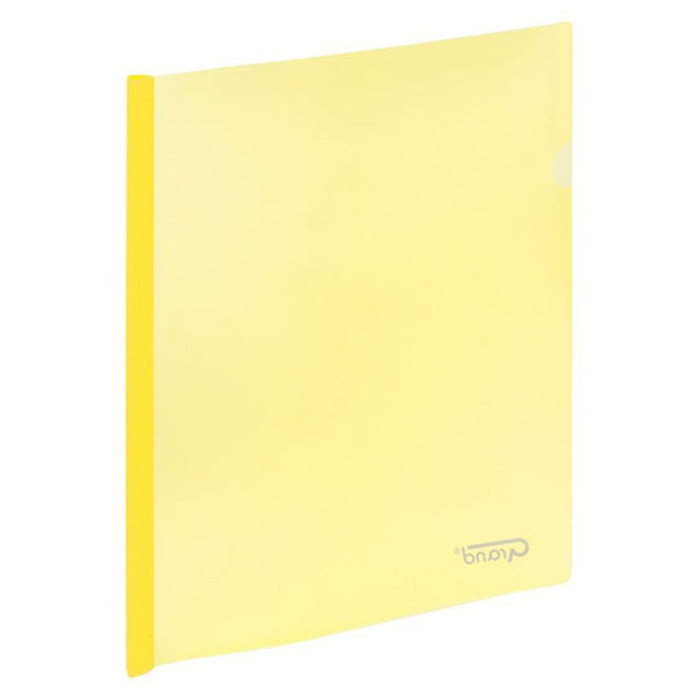 Folie de protectie Grand 120-1243 / 9111, A4, portret, plastic, galben, bagheta, set 12 buc