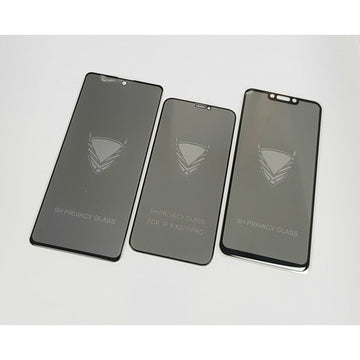 Folie Privacy pentru iPhone 6s, Full Glass - Transparent / Alb