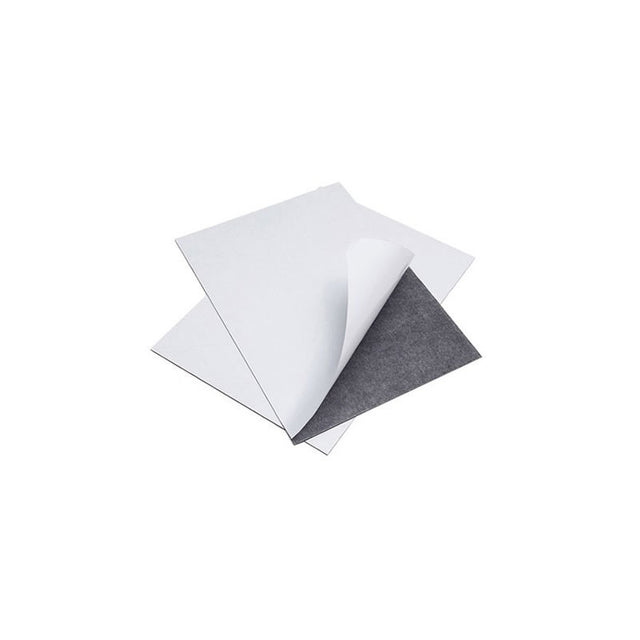 Folie magnetica, 10x15cm, grosime 0.4mm, cu adeziv, set 10 buc, FAMA4-1015