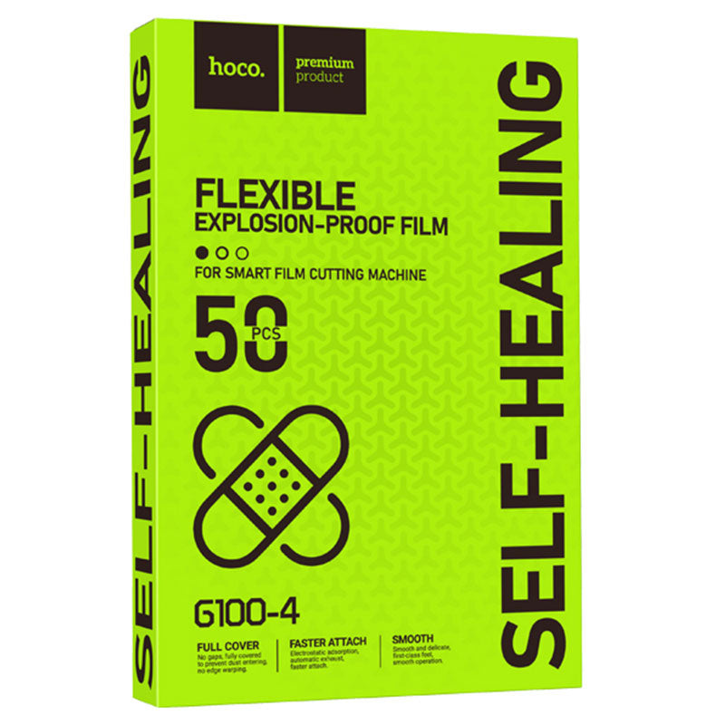 Hoco (G100-4) - Set Folii Cutter/ Plotter, Clear, 120x180mm, Universal, HydroGel Film [50 buc]