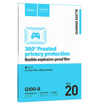 Hoco (G100-8) - Set Folii Cutter/ Plotter, Privacy Matte, 120x180mm, HydroGel Film [20 buc]