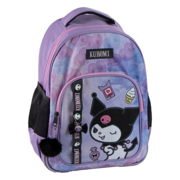 Ghiozdan Cerda Kuromi, 32cm, 2 compartimente, 32x42x15cm, 630855