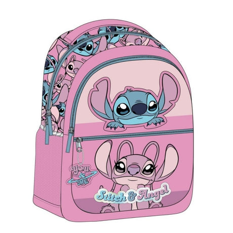 Ghiozdan Cerda Stitch, 31cm, 3 compartimente, 31x40x14cm, 642032
