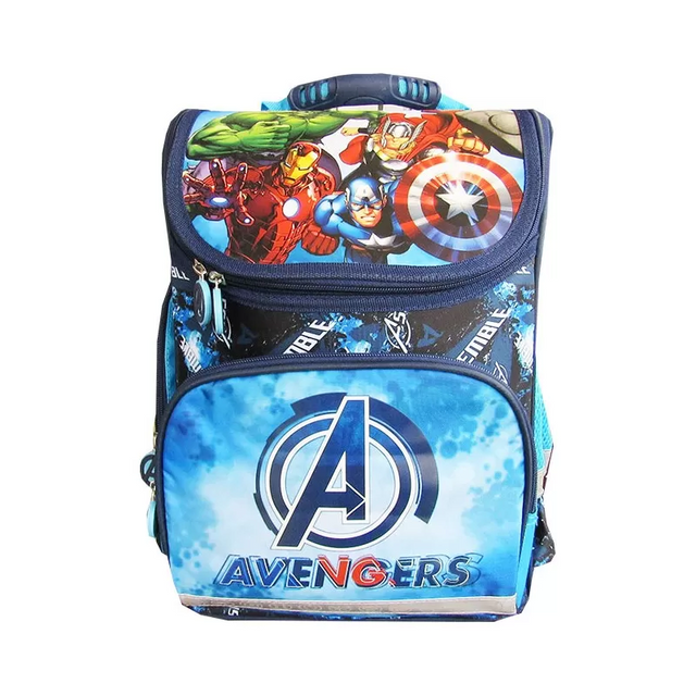 Ghiozdan St.Majewski Avengers, 1 compartiment, 1 buzunar, albastru, 651359