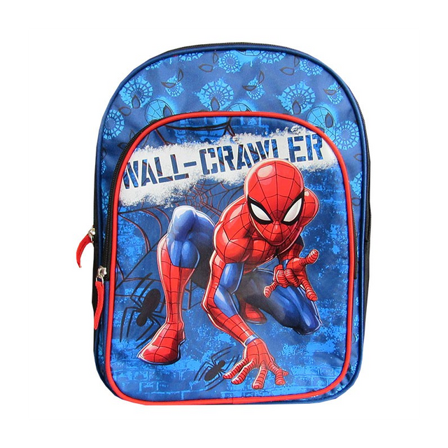 Ghiozdan St.Majewski Spiderman, 3 compartimente, 2 buzunare, albastru, 651298