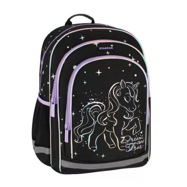 Ghiozdan Starpak Unicorn Holo, 40cm, 40x29x20cm, 527184