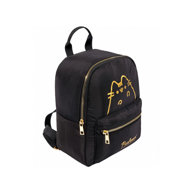 Ghiozdan St.Majewski Pusheen, 28cm, gradinita, 1 compartiment, negru, BP75 / 675225