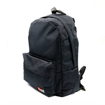 Ghiozdan St.Majewski St.Right, 40cm, 2 compartimente, negru, 674631