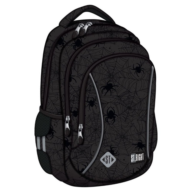 Ghiozdan St.Majewski St.Right Spider Web BP26, 39cm, 3 compartimente, 667398