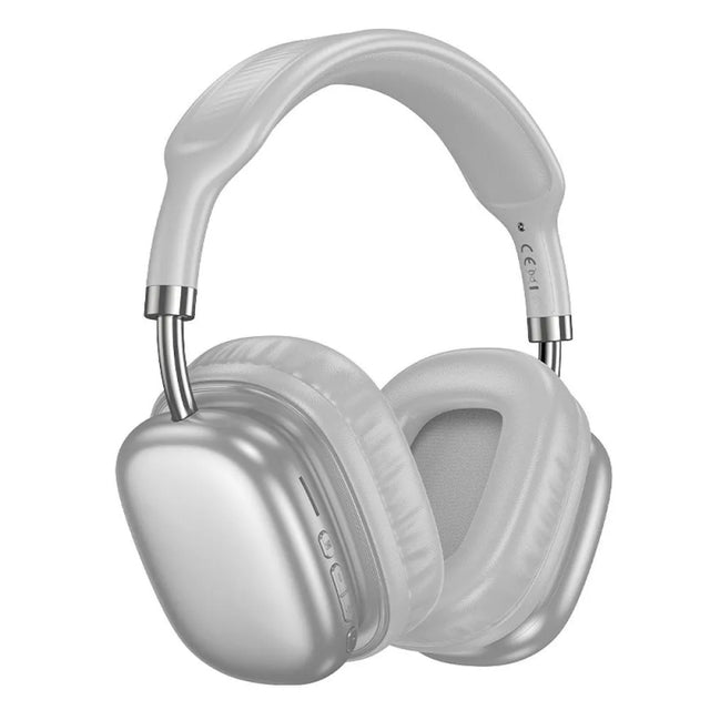 Casti Wireless Hoco W52, Over Ear, BT 5.4, A2DP - Argintiu