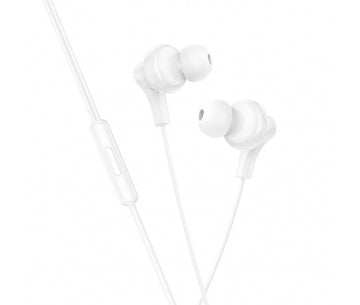 Casti In-Ear cu Fir Hoco M114, USB-C, Microfon - Alb