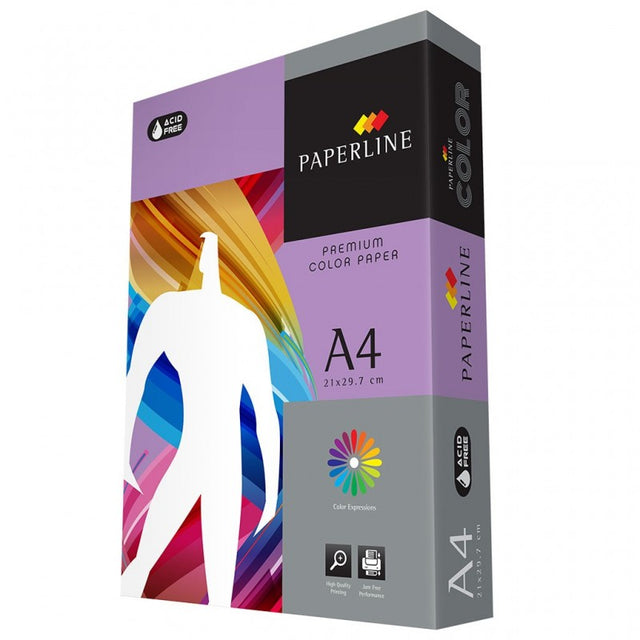 Hartie colorata A4 Paperline 274, 80g/mp, violet, taro intens, top 500 coli