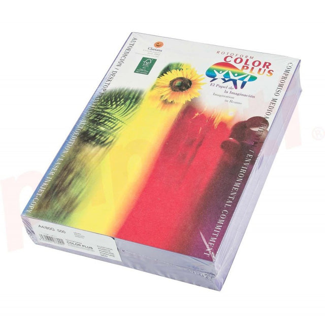 Hartie colorata A4 Color Plus, 80g/mp, mov, top 500 coli