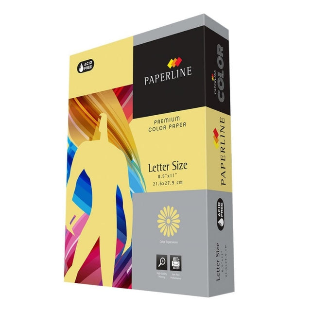 Hartie colorata A4 Fabrisa 15641/IT160, 80g/mp, galben pastel, top 500 coli
