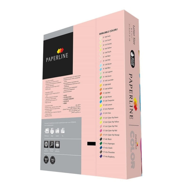Hartie colorata A4 Fabrisa 15643/T170, 80g/mp, roz intens, top 500 coli