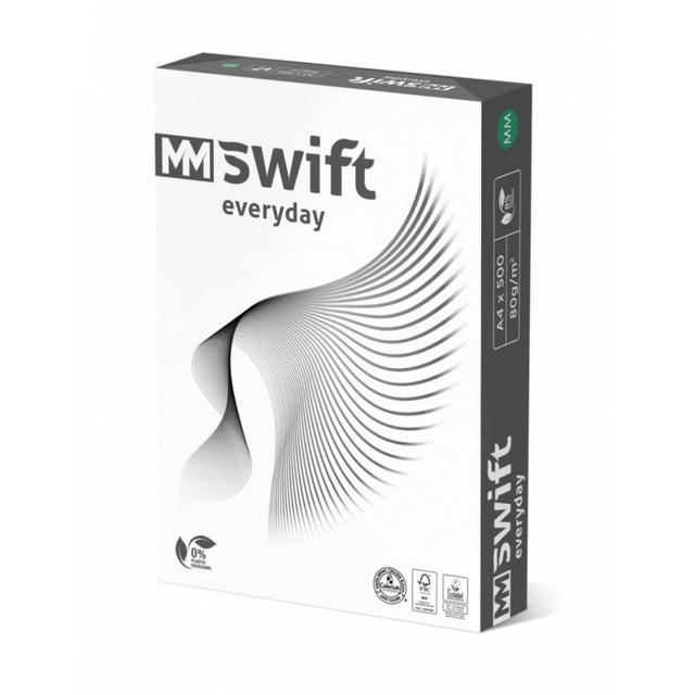 Hartie copiator A4 MM Swift Everyday, 80g/mp, alb, top 500 coli