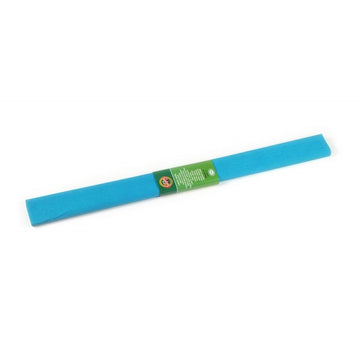 Hartie creponata Koh-i-noor K9755-14, 50x200cm, albastru azur, set 10 buc