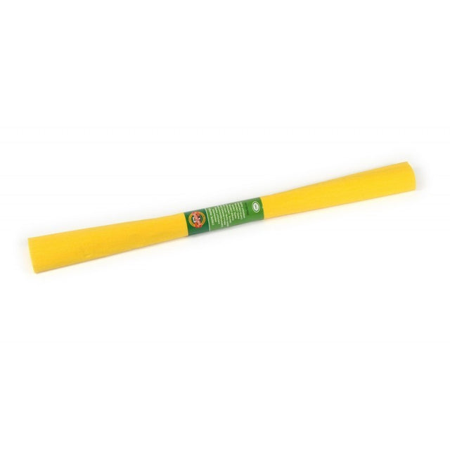 Hartie creponata Koh-i-noor K9755-09, 50x200cm, galben, set 10 buc