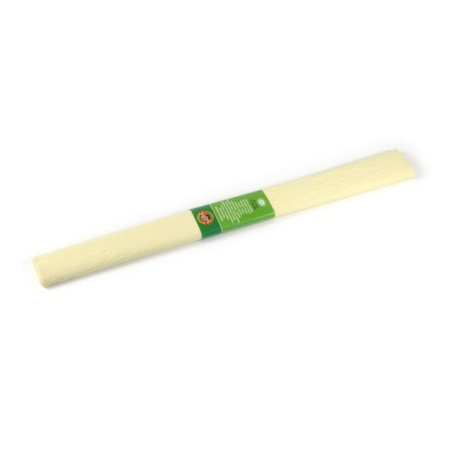 Hartie creponata Koh-i-noor K9755-08, 50x200cm, galben deschis, set 10 role