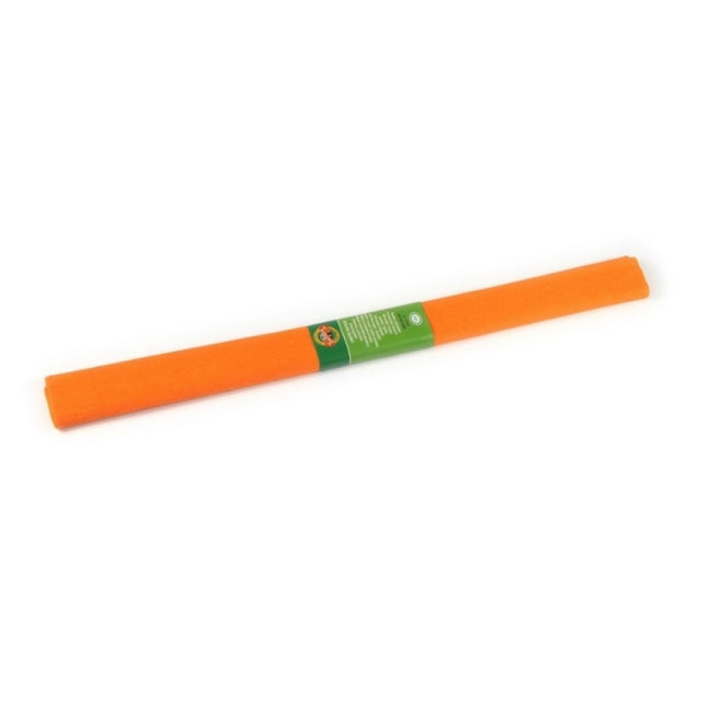Hartie creponata Koh-i-noor K9755-11, 50x200cm, portocaliu deschis, set 10 role