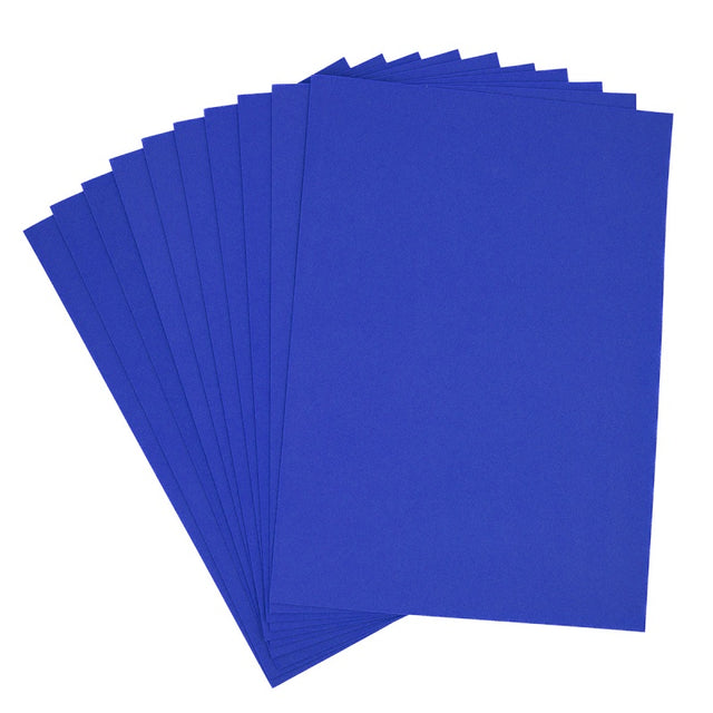Hartie gumata A4, 1.3mm, albastru, set 10 coli, Colorarte