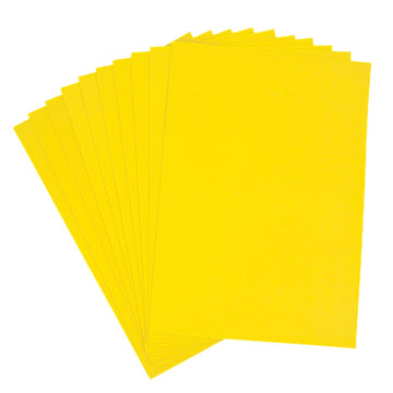 Hartie gumata A4, 1.3mm, galben, set 10 coli, Colorarte