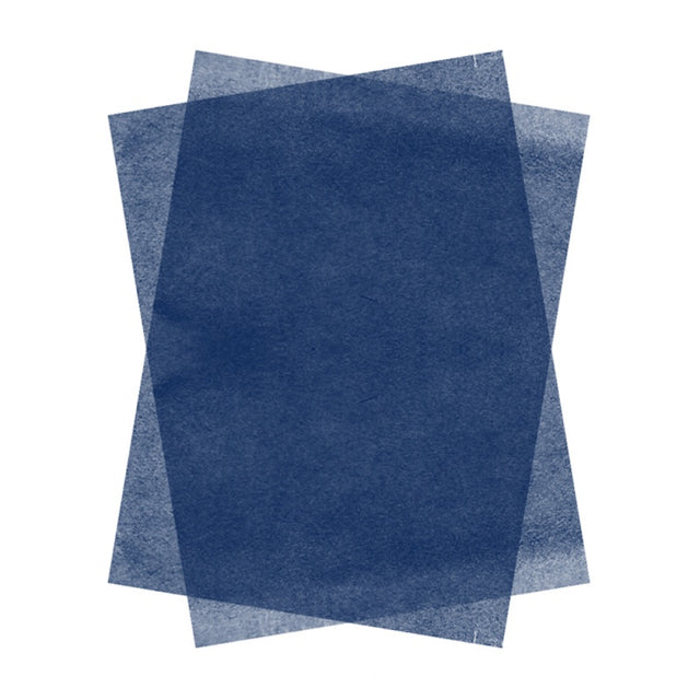 Hartie matase Colorarte, 66x50cm, albastru inchis, set 100 coli