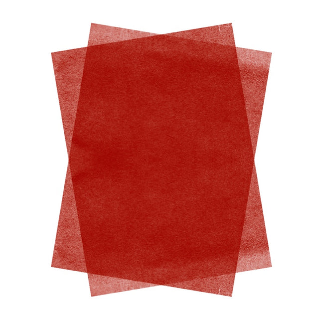 Hartie matase Colorarte, 66x50cm, rosu, set 100 coli