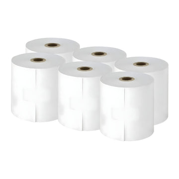 Hartie termica pentru casa de marcat si POS, 80mm x 60m, alb, 1 exemplar, set 6 role