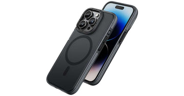 Husa Hoco AS2 pentru iPhone 15 Pro, MagSafe, Grip honeEdge, Matte - Negru