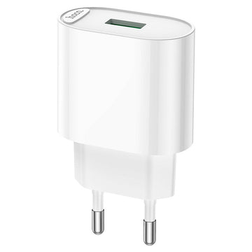 Incarcator Retea Hoco C109A, PD20W, USB-C + Cablu Lightning, 1m, Fast Charging - Alb