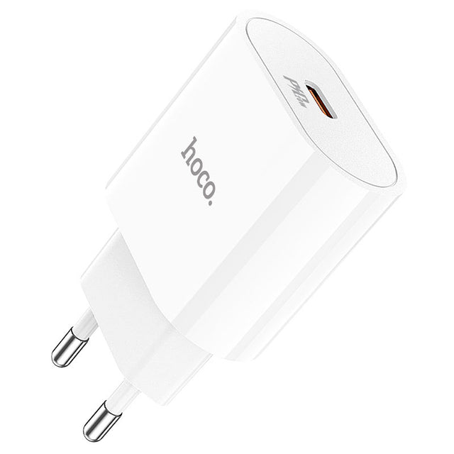 Incarcator Retea Hoco C94A, PD20W, 1xUSB-C, PPS - Alb