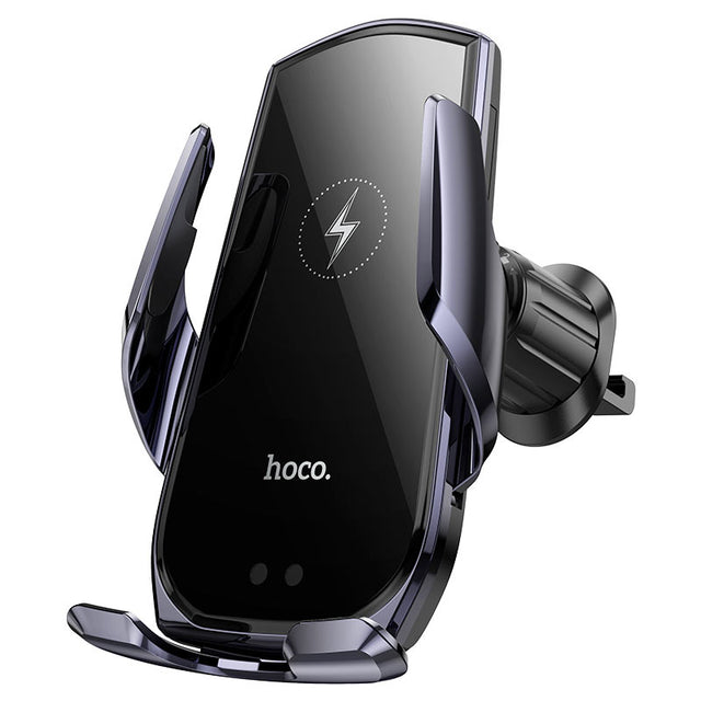 Suport Auto cu Incarcare Hoco CA202 Plus, Ventilatie, Cleme Laterale, Acumulator Intern - 