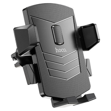 Suport Auto Hoco CA86 la Grila de Ventilatie, Prindere Reglabila si Rotire 360 - Negru