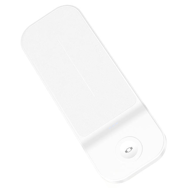 Statie Incarcare Wireless Hoco CQ5, Magsafe, 22.5W, 5V, 3A, Qi Charging, 3 in 1 - Alb