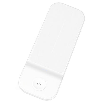 Statie Incarcare Wireless Hoco CQ6 pentru Samsung Series 5V 3A, Samsung Series, 5V, 3A, Qi Charging, Magnetic, 3 in 1 - Alb