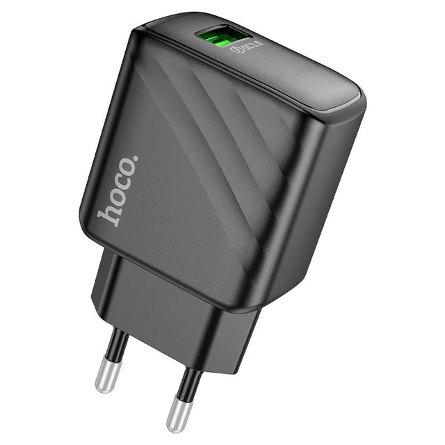 Incarcator Retea Hoco CS21A, 18W, 1xUSB-A, QC 3.0, FCP/AFC - Negru
