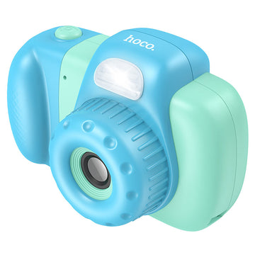Camera Foto/Video Hoco DV201, pentru Copii, 32MP, Play & Fun, Baterie Incorporata - Albastru