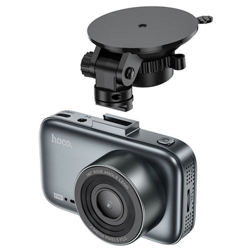 Camera Video Hoco DV5, pentru Masina, HD 1080MPX, cu Display de 3 Inchi - Iron gri