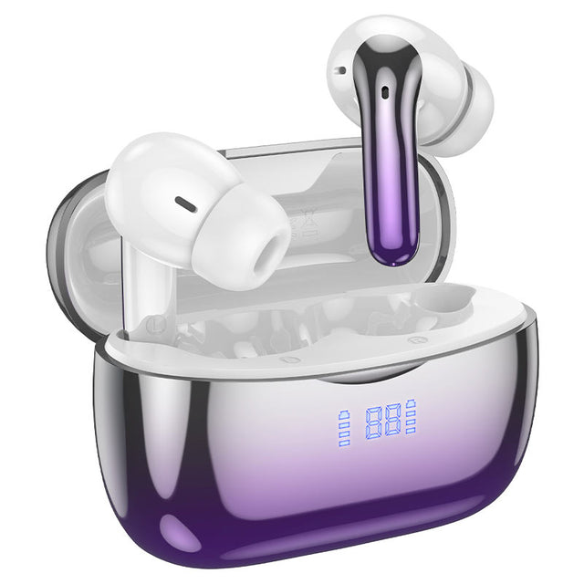 Handsfree Bluetooth Hoco Shine EQ16, TWS, ANC+ENC, BT 5.3 - Mov